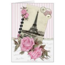 Paris Roses Cards
