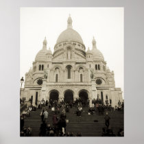 Paris Sacre Couer Poster