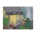 "Paris shopping by candlelight" postcards