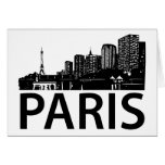 Paris Skyline Greeting Cards