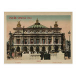Paris Souvenier L'Paris Opera House Postcard
