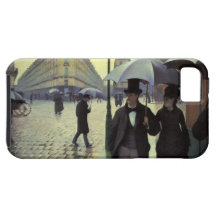 Paris Street, Rainy Day by Gustave Caillebotte iPhone 5 Case
