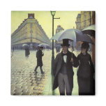 Paris Street, Rainy Day by Gustave Caillebotte magnets