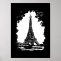 Paris, The Eiffel Tower Illustration poster posters