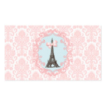 Paris Vintage Calling Card Business Card Templates