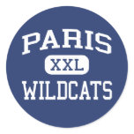 Paris - Wildcats - Paris High School - Paris Texas stickers