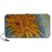 Paris' Yellow Sunflower Portable Speakers