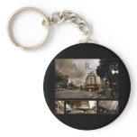 Parisian Cafe Scene keychains
