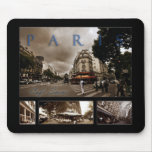 Parisian Cafe Scene mousepads