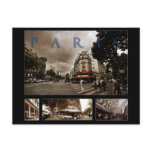 Parisian Cafe Scene postcards