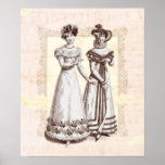 Parisian Dresses of the Biedermeier Period Posters