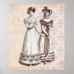 Parisian Dresses of the Biedermeier Period Posters