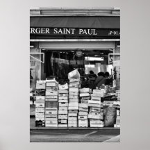 Parisian Grocery Store - Poster