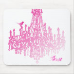 Parisian Pink Chandelier Mousepad