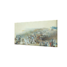Parisians at the Champ de Mars Gallery Wrap Canvas