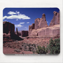 Park Avenue, Arches National Park, Utah, U.S.A. Mousepad