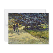 Park In Arles By Vincent Van Gogh Personalized Invite
