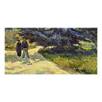 Park In Arles By Vincent Van Gogh Custom Photo Card