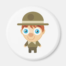 Park Ranger - My Conservation Park Fridge Magnet