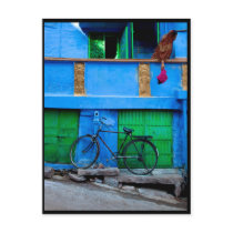 Parked Vintage Bicycle Postcards