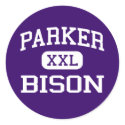 Parker - Bison - High School - Birmingham Alabama stickers