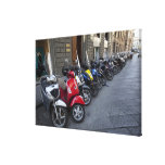 Parking is extremelly hard to find, Scooters are Gallery Wrap Canvas