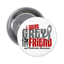 Parkinson’s Disease I WEAR GREY FOR MY FRIEND 6.2 Button