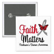 Parkinson's Disease Faith Matters Buttons