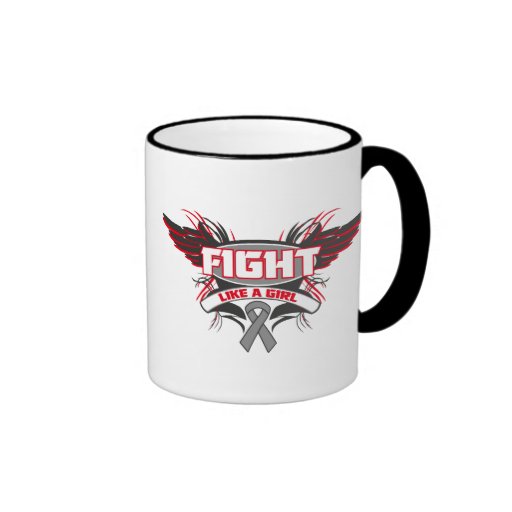 Parkinsons Disease Fight Like a Girl Wings.png Mug