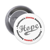 Parkinson's Disease Hope Awareness Buttons