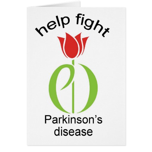 parkinson's disease, parkinsons disease, tulip, pd greeting card Zazzle