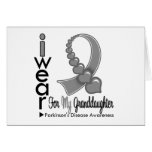 Parkinsons Disease Ribbon For My Granddaughter Card