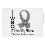 Parkinsons Disease Ribbon For My Niece Cards