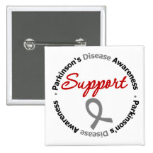 Parkinson's Disease Support Pinback Button