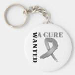 Parkinson's Disease WANTED A CURE Key Chain