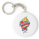 Parkinson's Tattoo Heart keychains