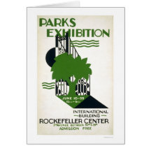 Parks Exhibition NYC 1937 WPA Cards