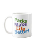 Parks Make Life Better! Official Logo mugs