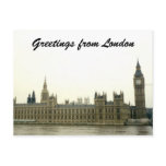 parliament greetings post card