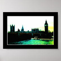 Parliament On A Chilly Spring Day Posters