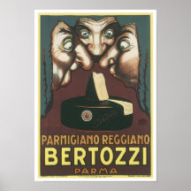 Parmagiana Reggiano Bertozzi Parma Ad Posters