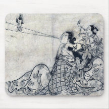 Parody of the Chinese sage by Okumura,Masanobu Mouse Pads