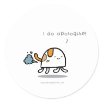 Parpypups 'I do apologise' Sticker