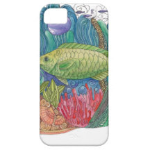 Parrot Fish Pardise iPhone 5 Covers