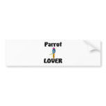 Parrot Lover bumper stickers