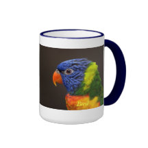 Parrot, McCaw, tropical bird Mugs