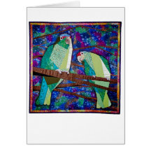 Parrot Quilt Card