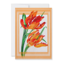 Parrot Tulip with Border