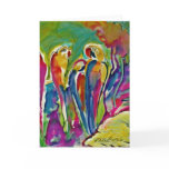 "Parrots for Max"  Watercolor  Card