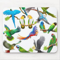 Parrots Galore Mousepad